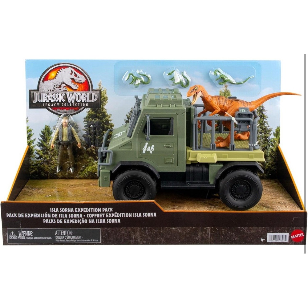 Jurassic World Legacy Collection Isla Sorna Expedition Pack 2023 Mattel NIB